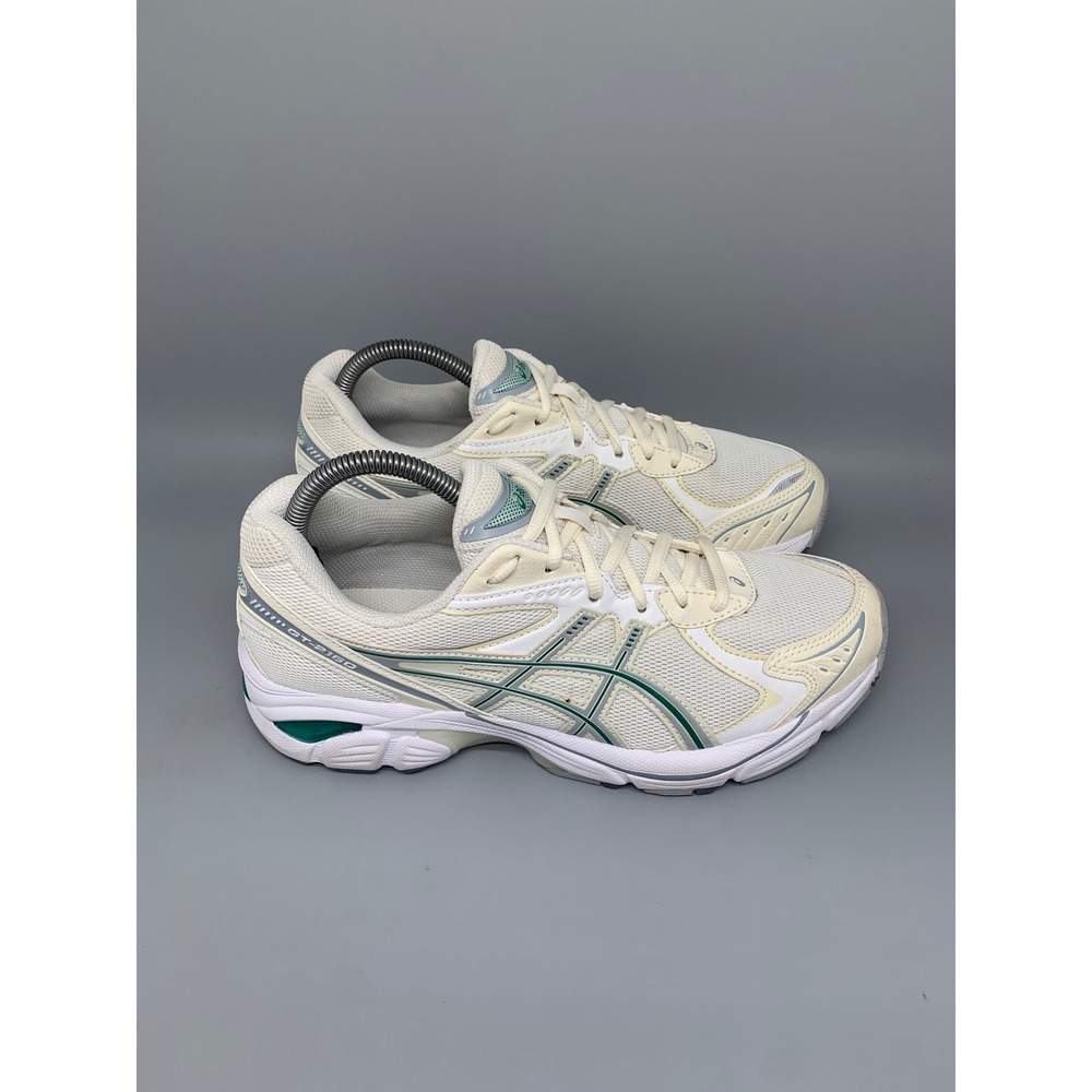 Asics GT-2160 Cream Green Running Shoes 1203A320 Men's Sz 7.5 Women's Sz 9